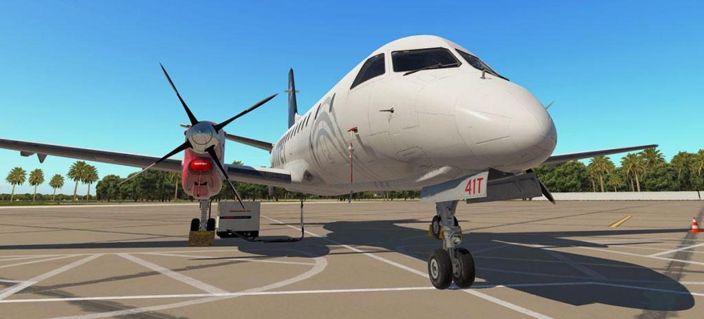 A quick view of a flight attendant jumpseat on a SAAB340 a…