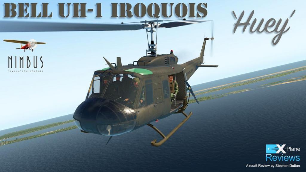 Helicopter Review Bell Uh 1 Iroquois Huey By Nimbus Simulations Helicopter Reviews X Plane Reviews