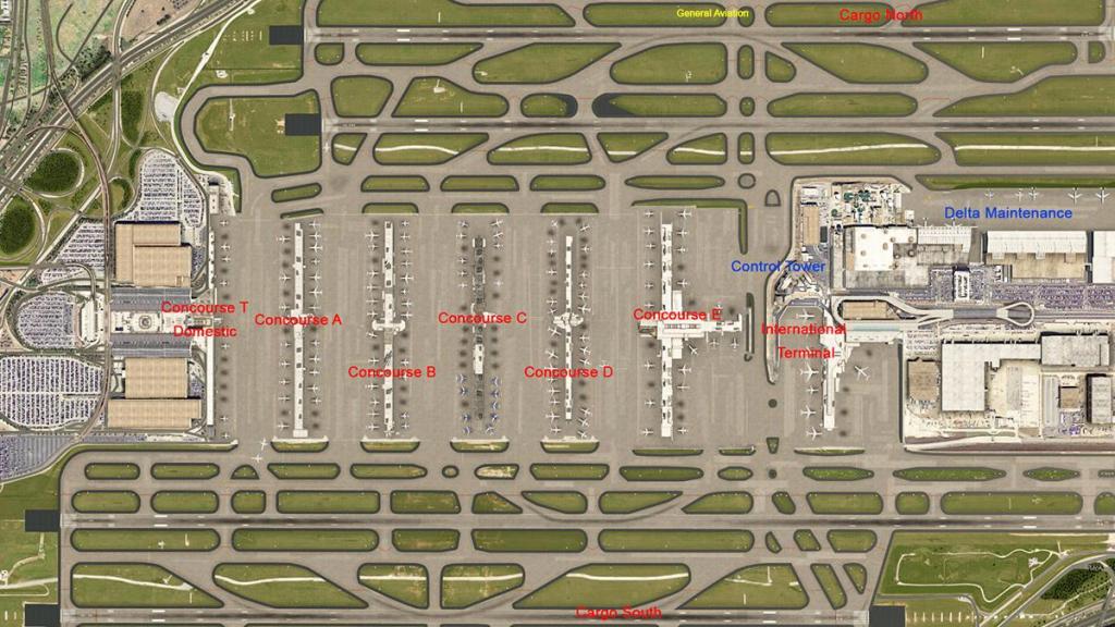 Katl Airport Diagram