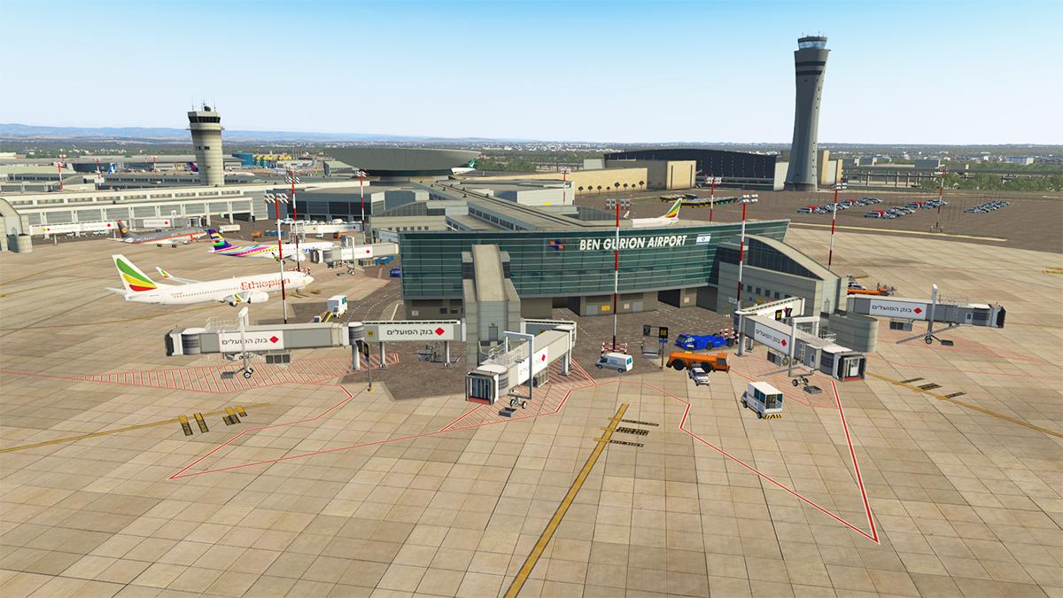 Scenery Review : LLBG - Airport Ben Gurion XP by Aerosoft - Payware ...